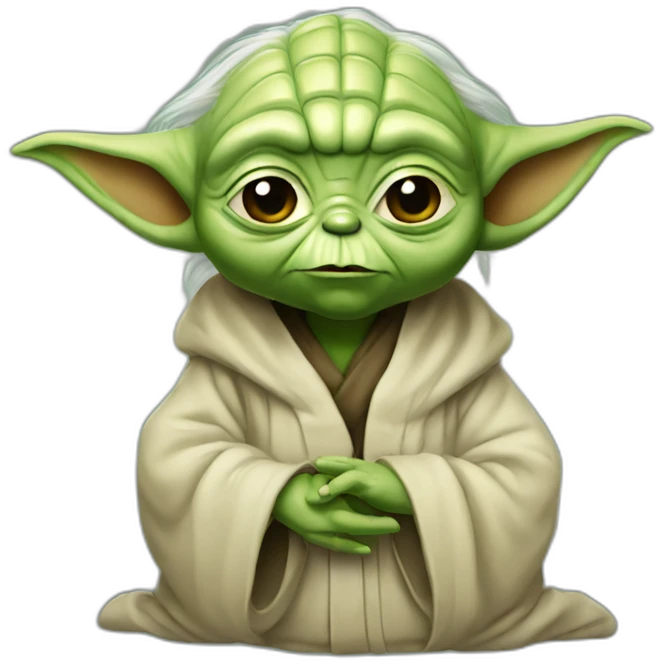 Yoda qui reve emoji