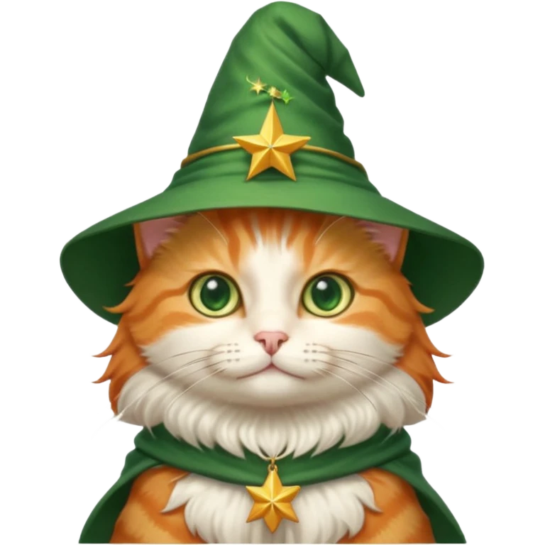 A cute magic cat emoji