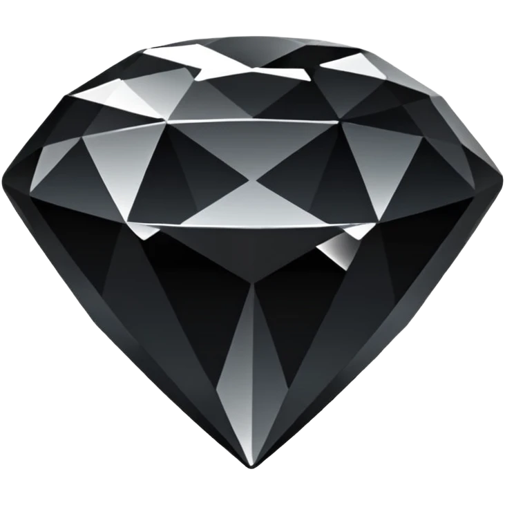 Emoji diamant Noir emoji
