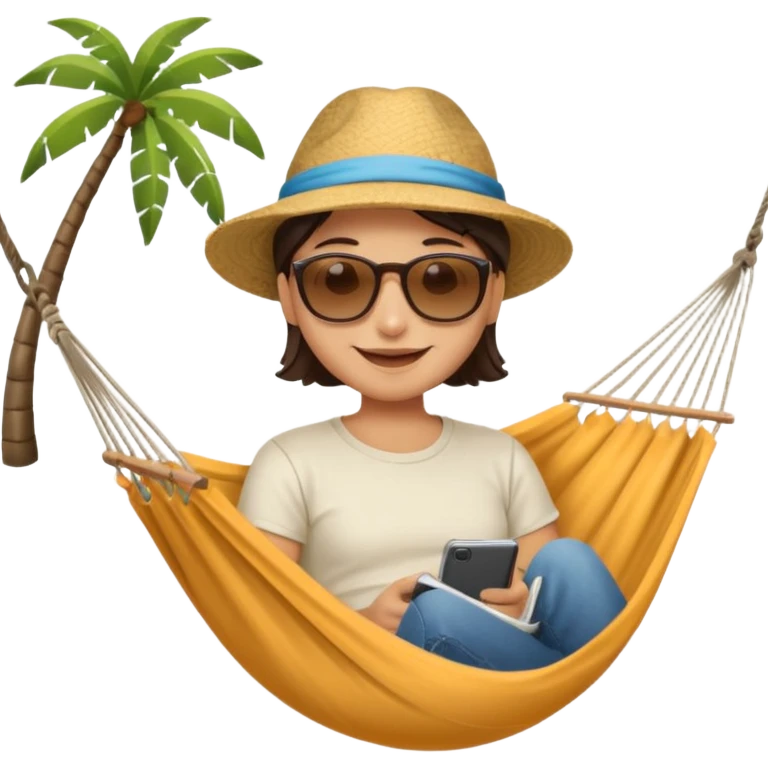 Person in hammock emoji