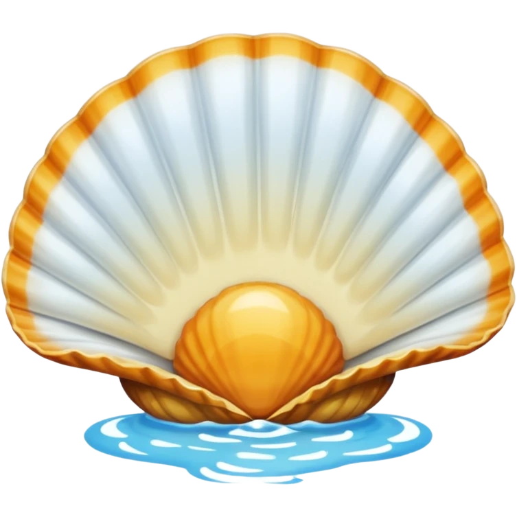 Coquille blanc emoji