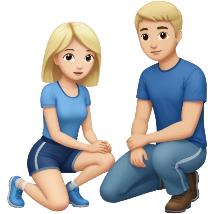 can u do a girl on her knees in front of her boyfriend  emoji
