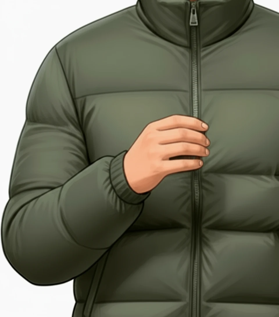 нарисуй точно такую же  руку в куртке от плеча  до кончиков пальцев, но все остальное рисовать не надо, без фона emoji