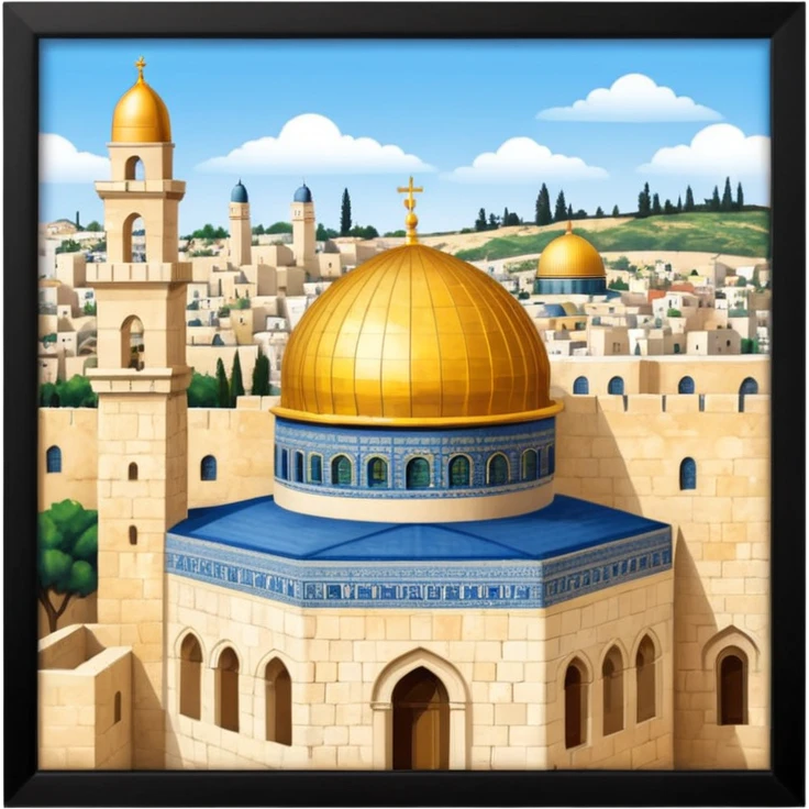 Jerusalem İsrael emoji