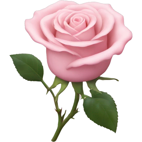 pastel pink rose emoji