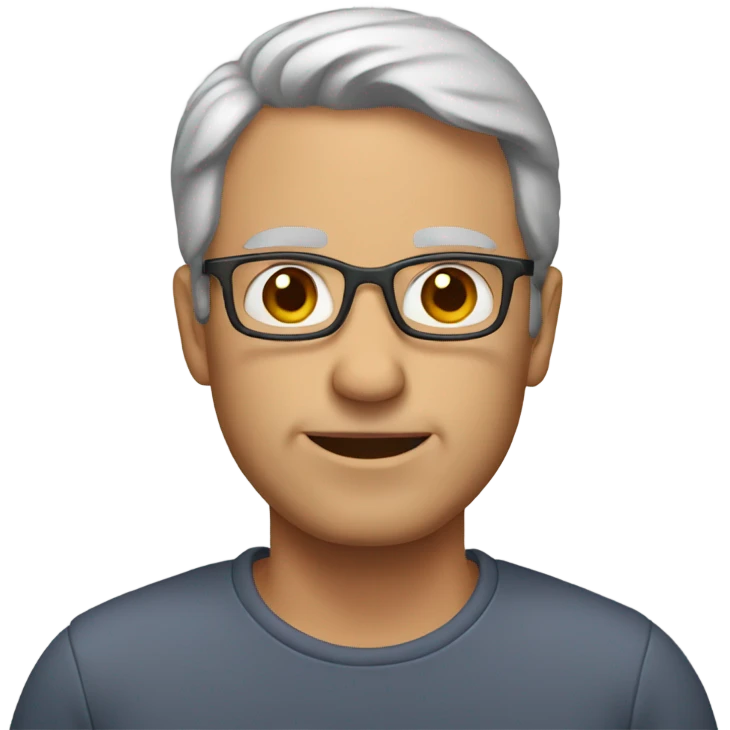 middle age male emoji