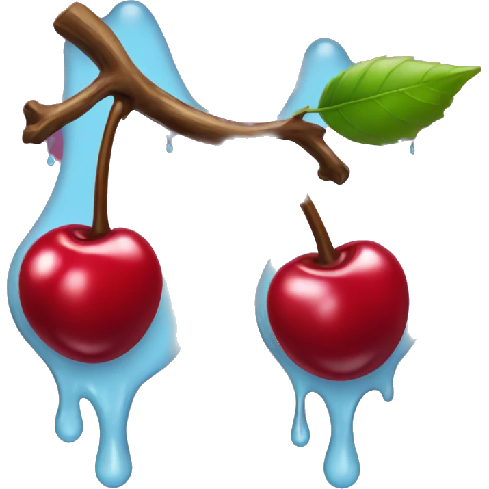 Dripping Cherry emoji