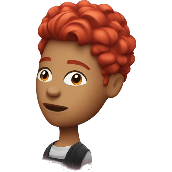 singer with red hair emoji