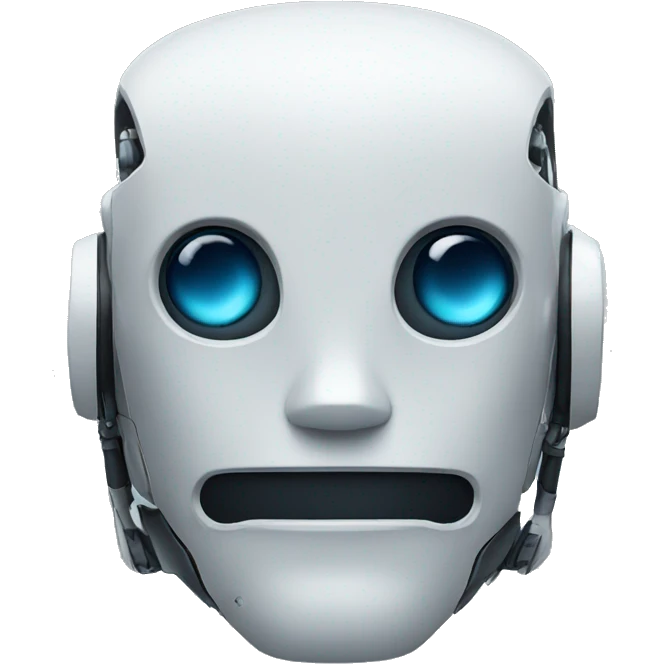 robot face emoji
