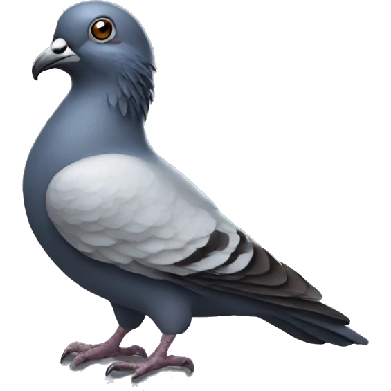 Mining pigeon  emoji