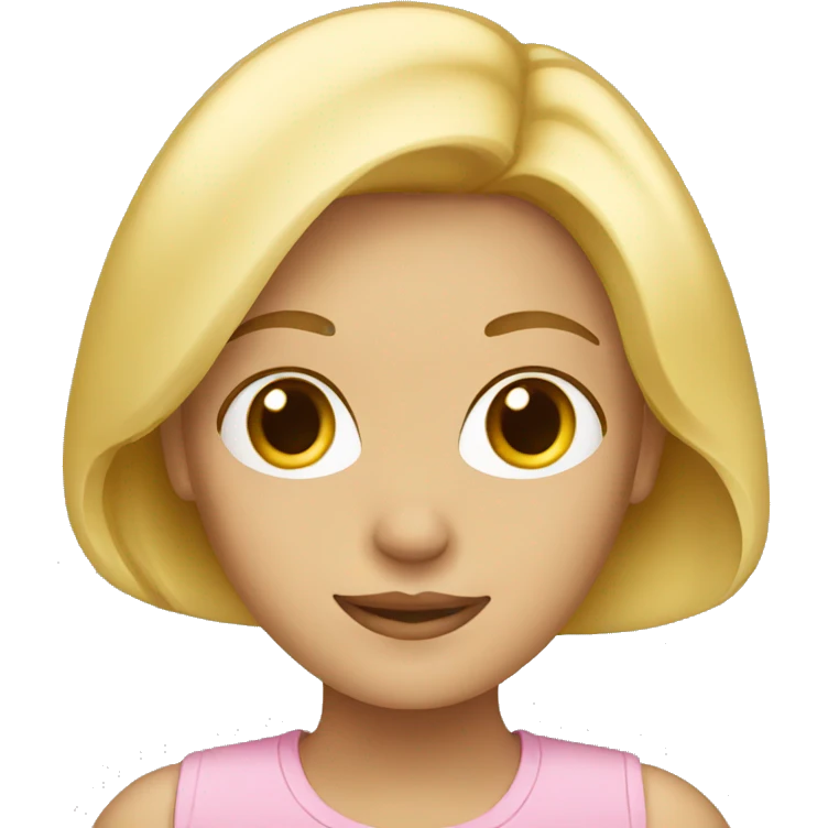 Women blonde emoji