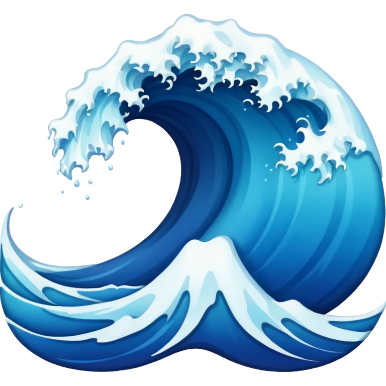 Sea wave emoji