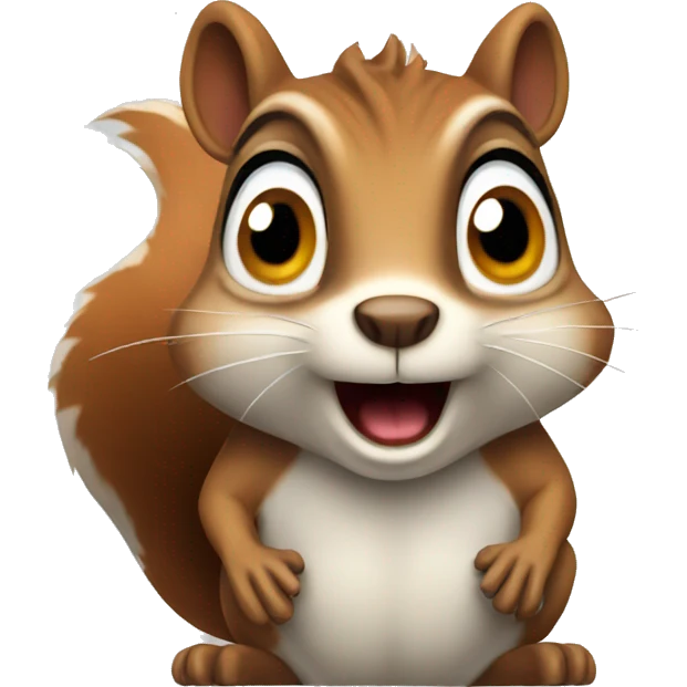 shocked squirrel emoji