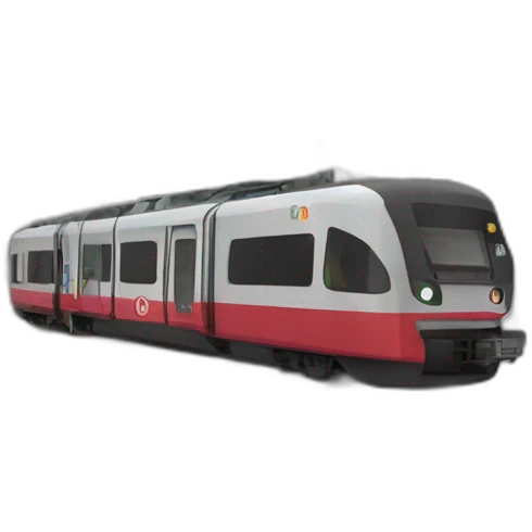 A train coming in the train station of Besançon emoji