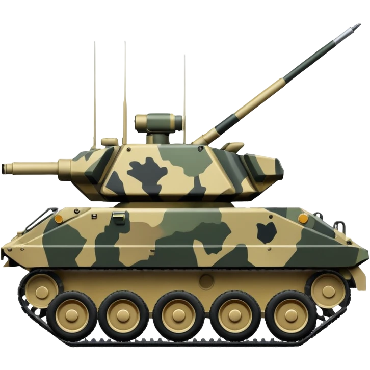 generate an ultra realistic armored vehicle emoji