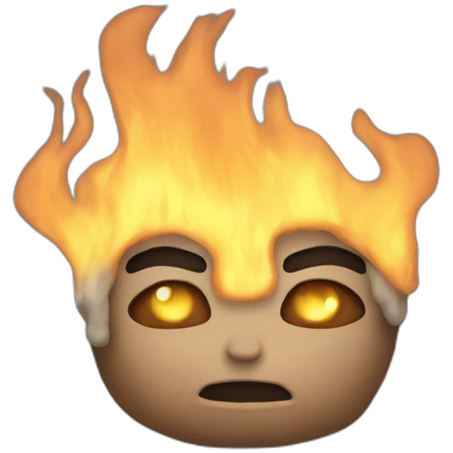Cold fire emoji