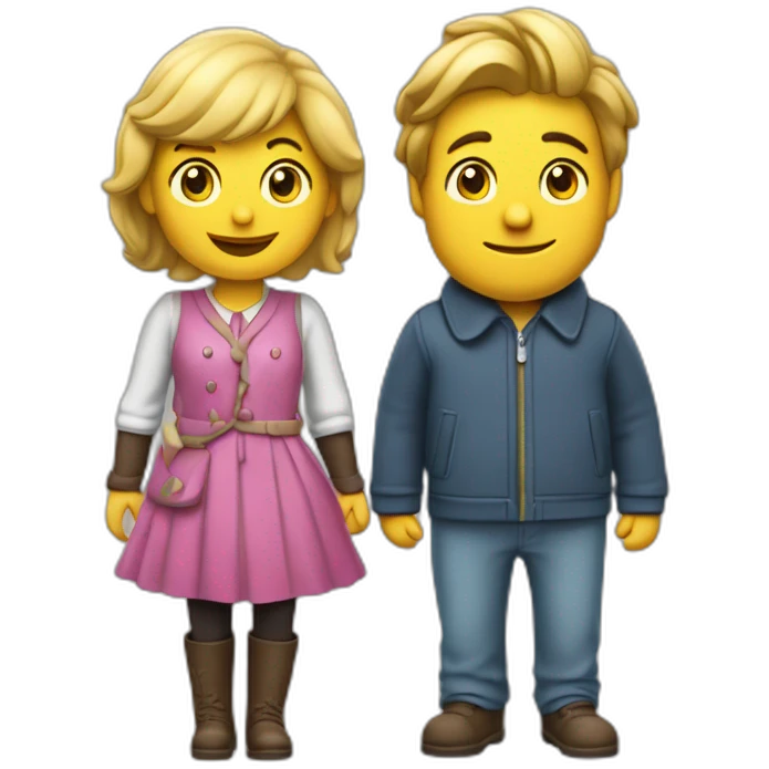 Mélange entre buzz l’éclair et tchoupi  emoji
