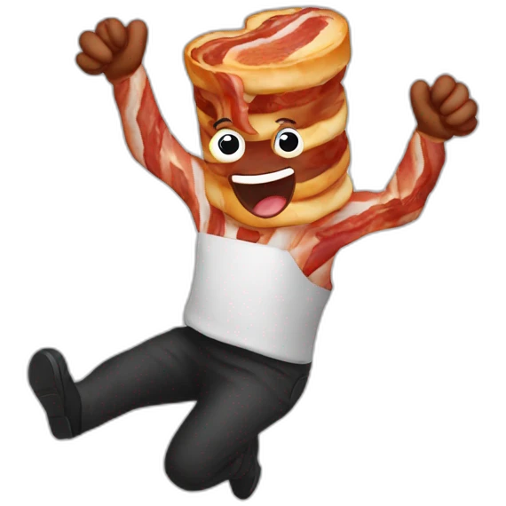 Bacon-dancing emoji