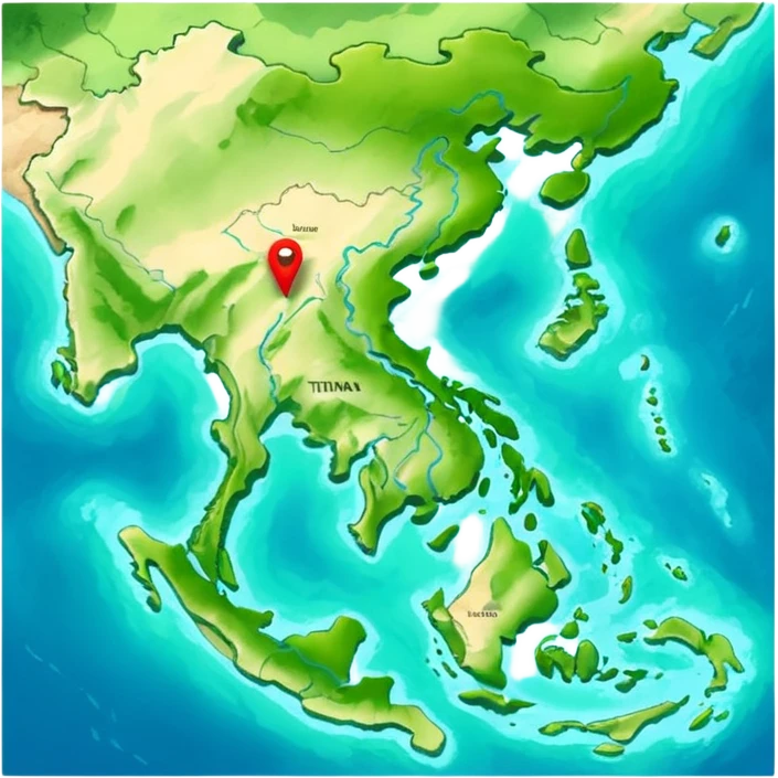 a vietnam map with no other countries around it emoji