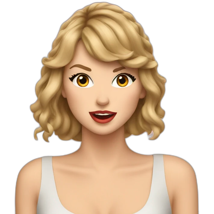 taylor swift singing emoji