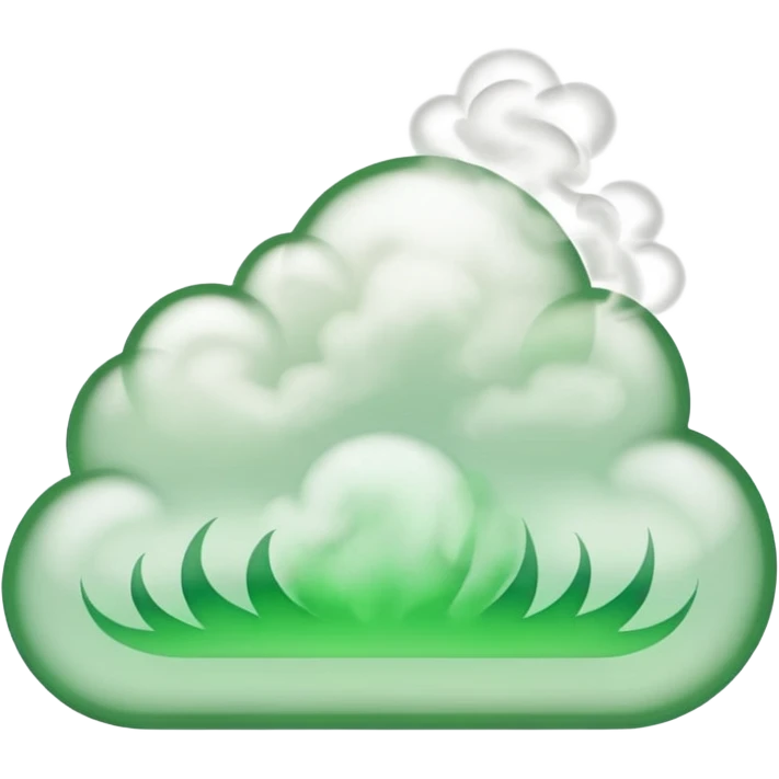 smell smoke green emoji
