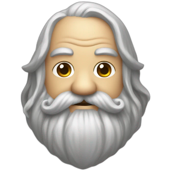 lord of the rings dwarf with a moustache emoji