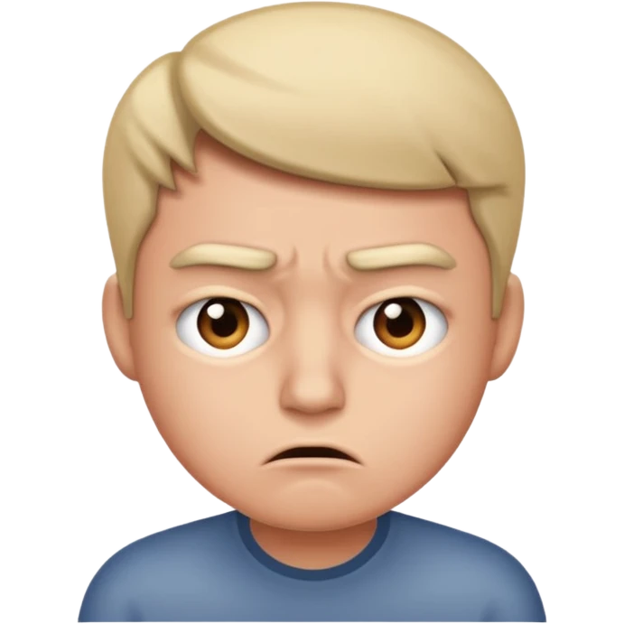Annoyance/anger - feeling of irritation or displeasure' emoji