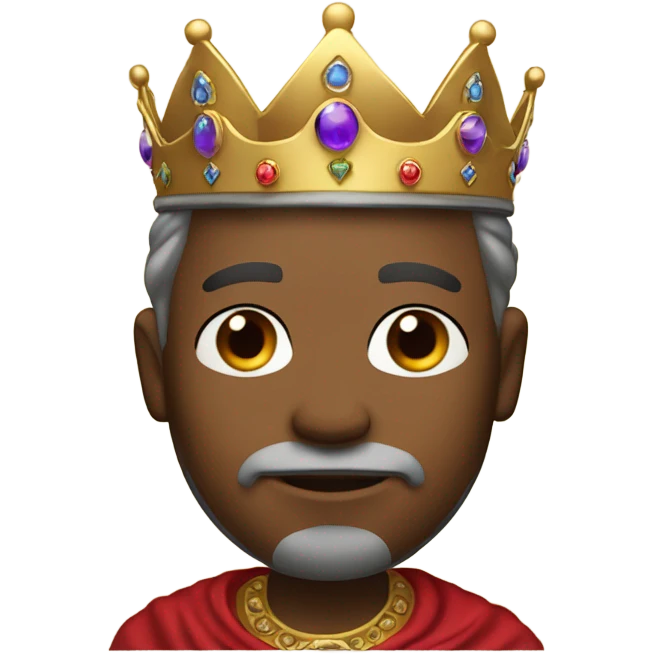 Sleeping king emoji