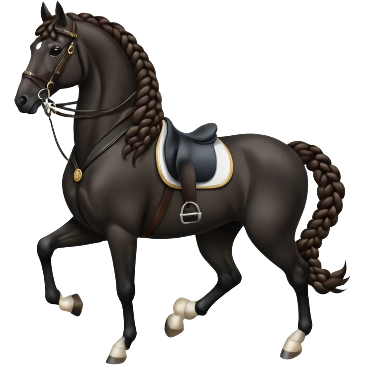 Dressage horse  emoji