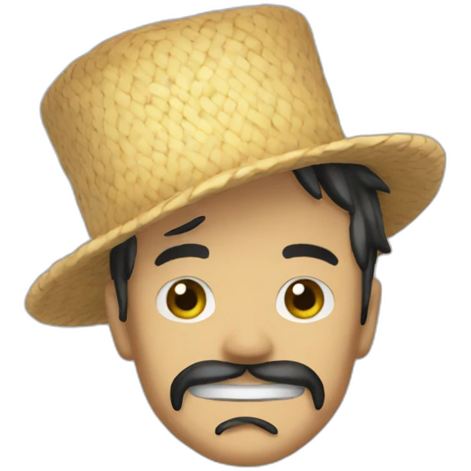 Chapeau one piece emoji