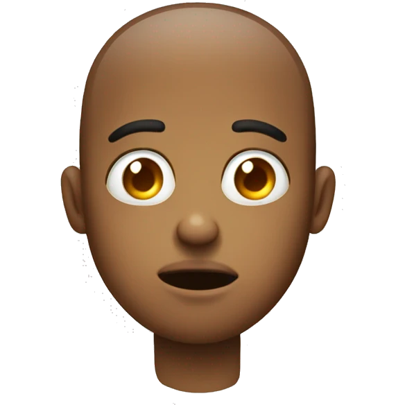 person drooling with one eye looking up one eye looking down emoji