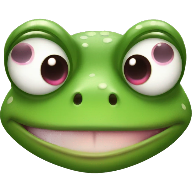 Frog with heart eyes  emoji
