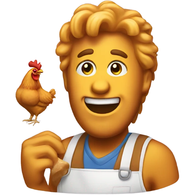 Chicken tender  emoji