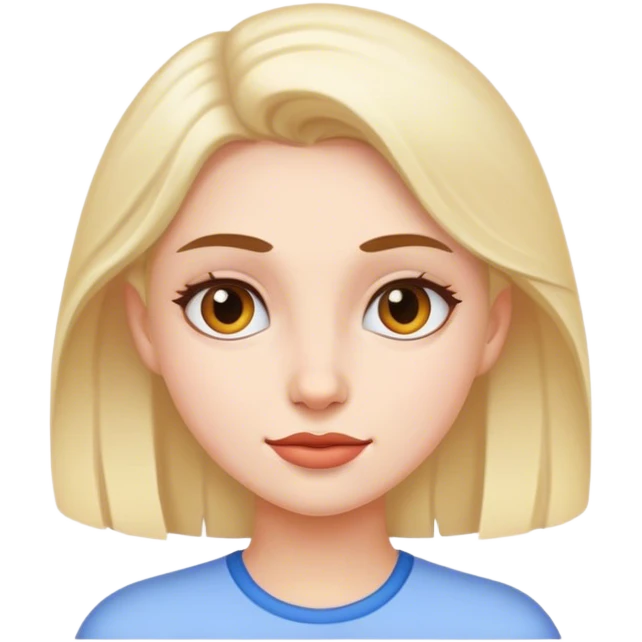 realistic portrait of solo femal emoji