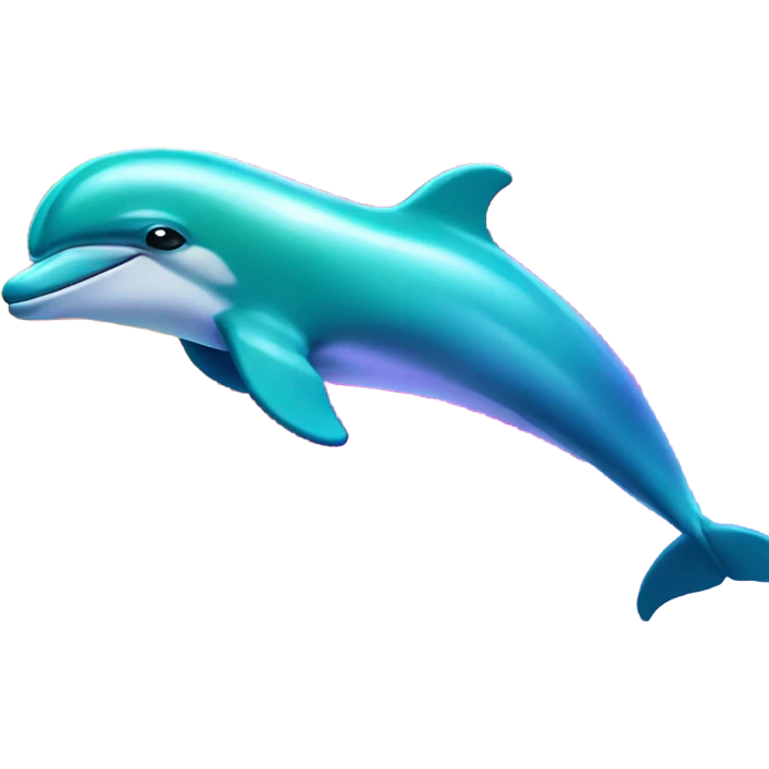 Lisa frank dolphins and a heart emoji