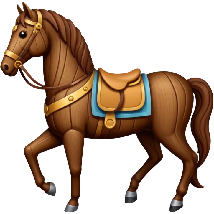 Wooden Troy Horse emoji