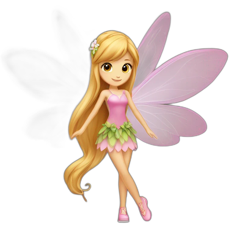 flora-the-winx-girl-long-fairy-wings-brown-and-blond-hair emoji