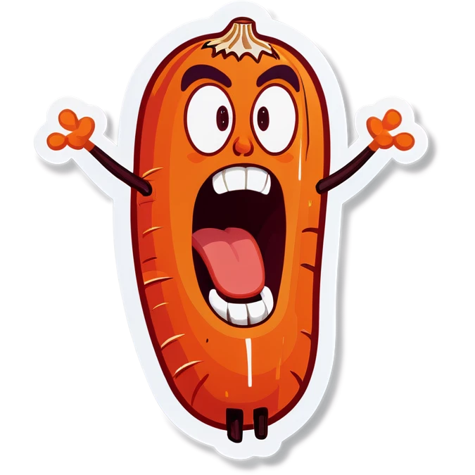Screaming Yam emoji