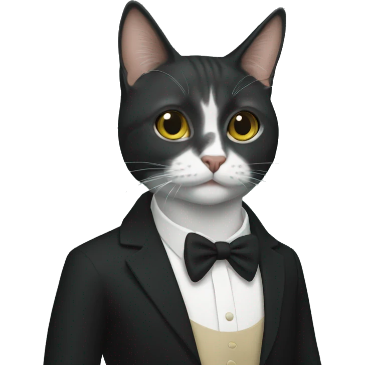 Gato negro emoji