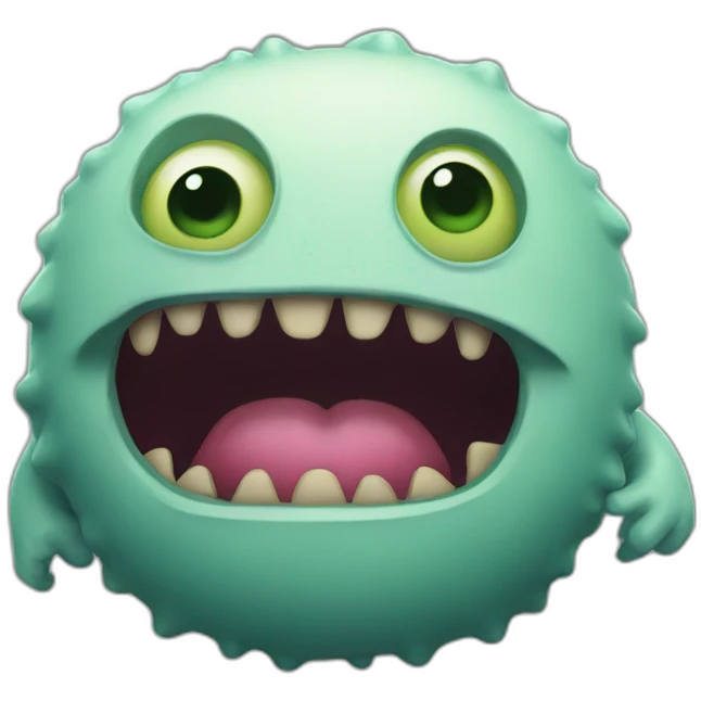 monster with a full belly emoji
