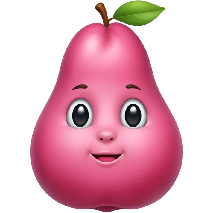 pink pear emoji