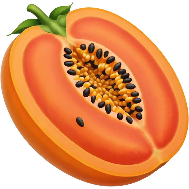Make it nuce like real papaya show the papaya nicely  emoji