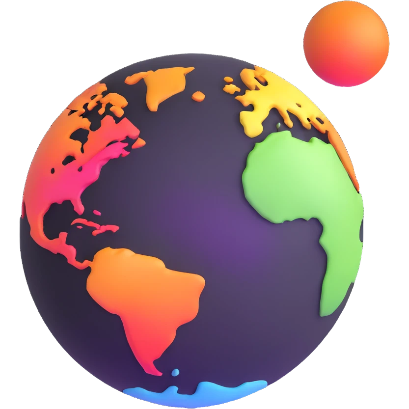colorful planet emoji