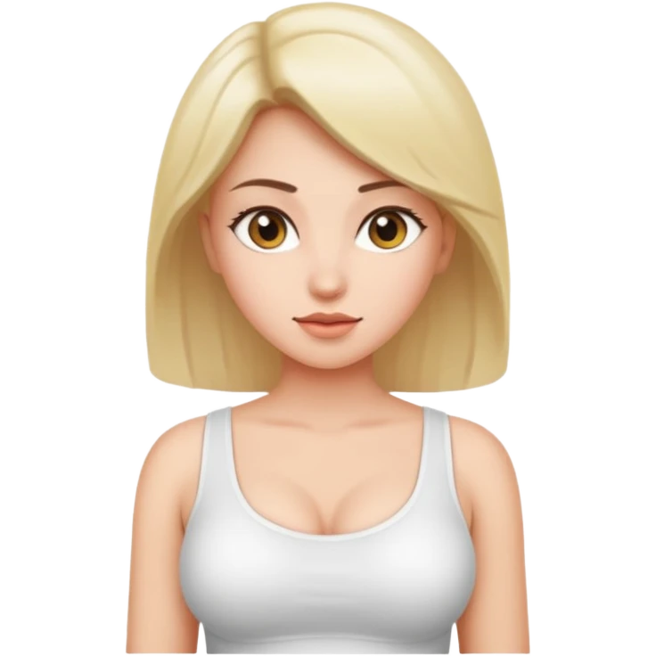 A woman's breasts emoji