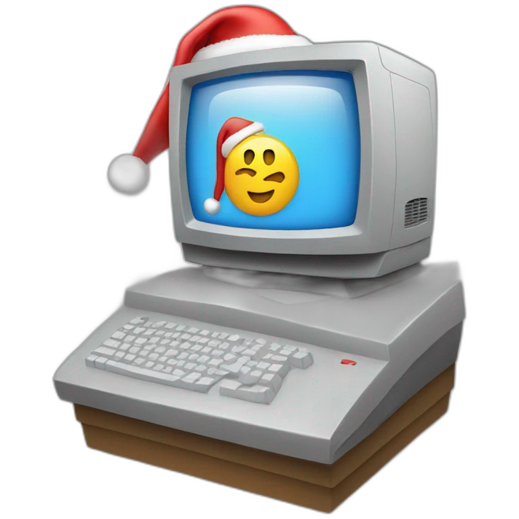 Christmas computer emoji