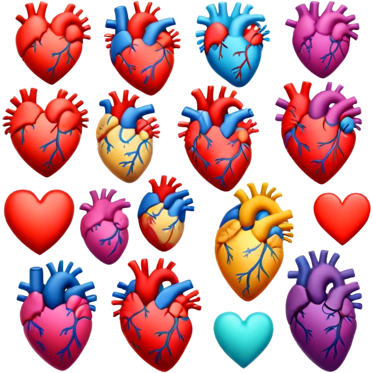 Different types of hearts  emoji