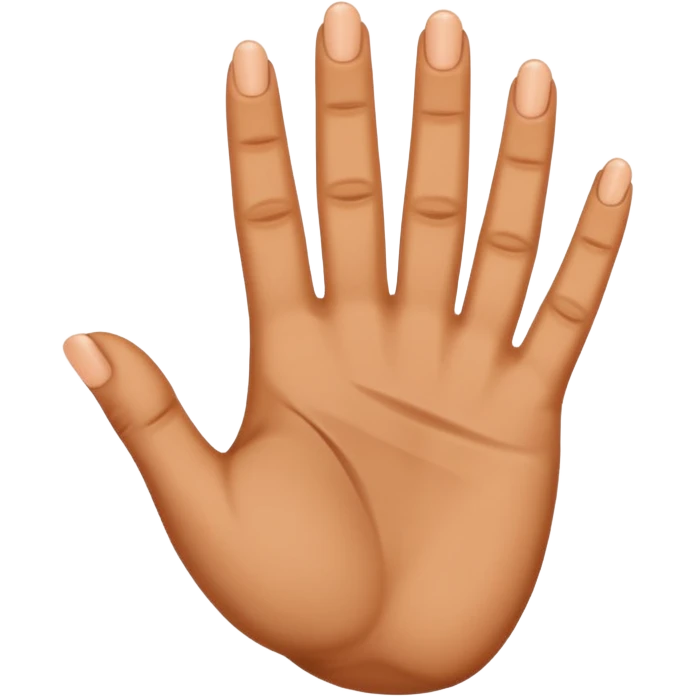 3 fingers emoji