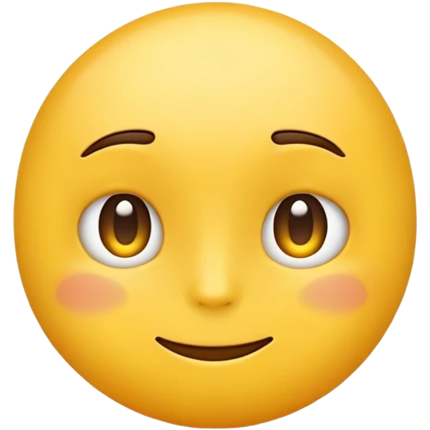 a normal yellow emoji but looking chill and relaxed and doesn’t care  emoji