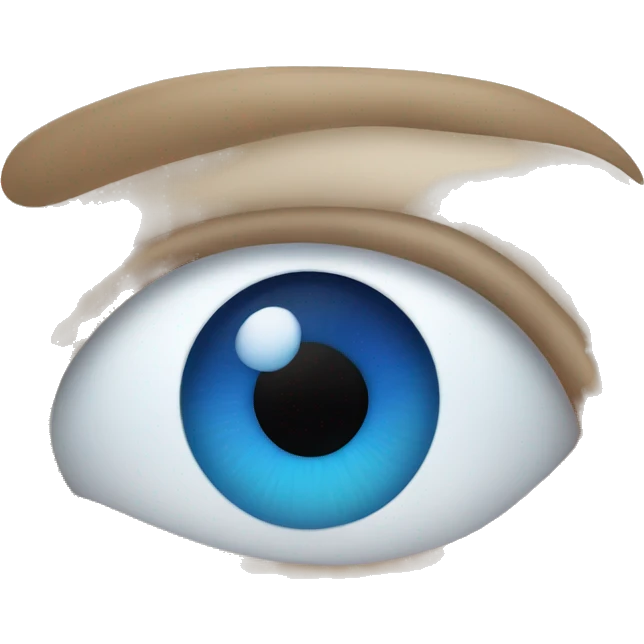 Blue eye emoji