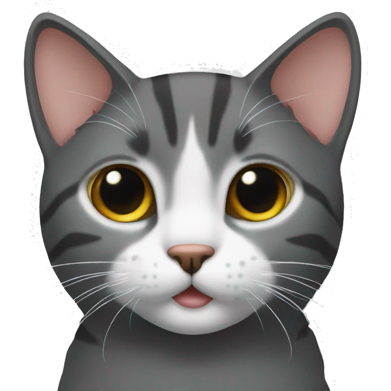 flat image of cat with clipped ear tip emoji